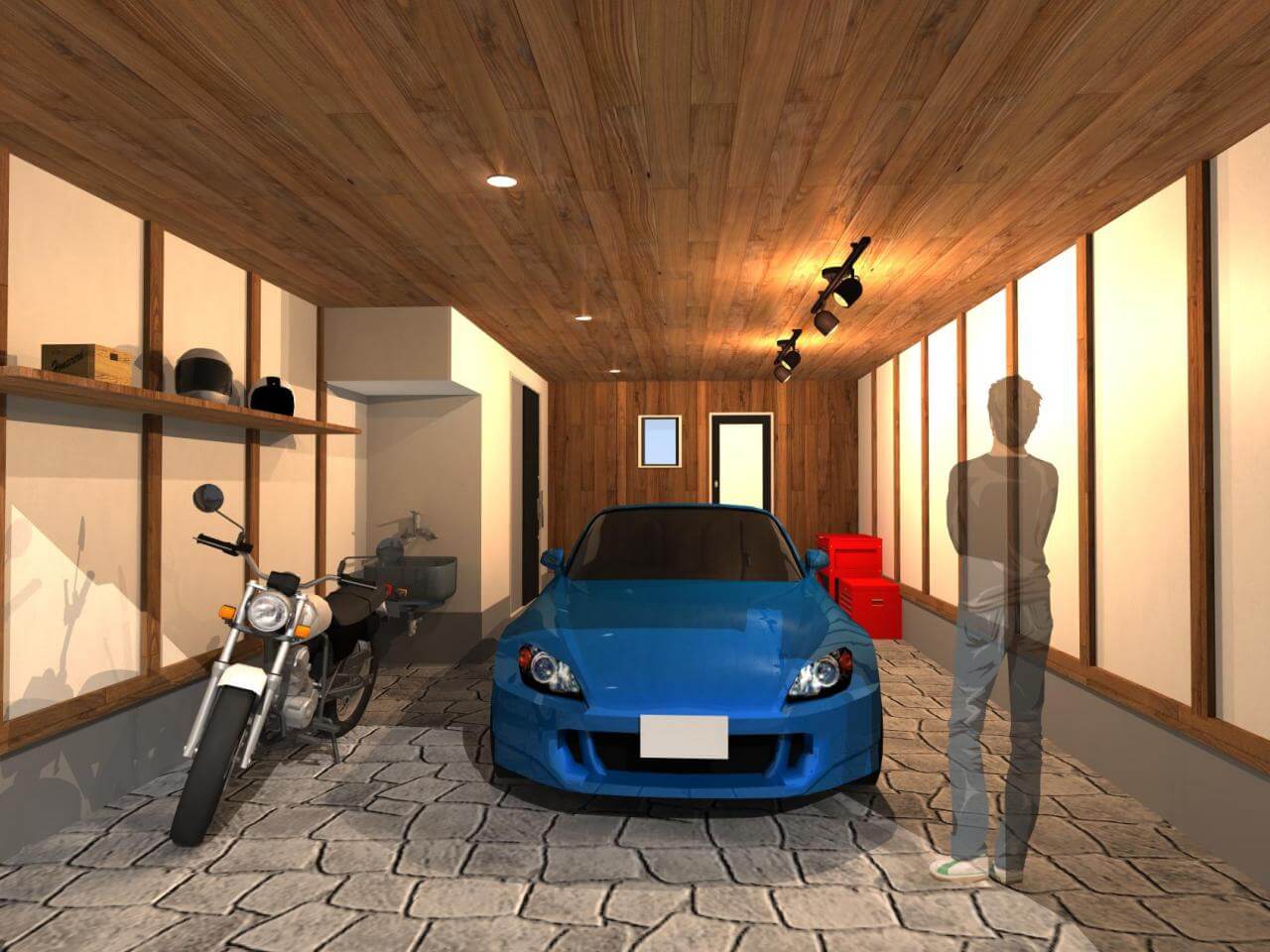 6月19日・20日に草津市野村で新ガレージハウスの完成内覧会を行います！