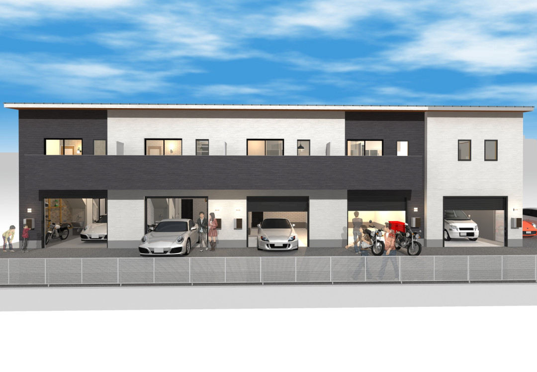 京都市伏見区でガレージハウスの建築計画が進行中です!